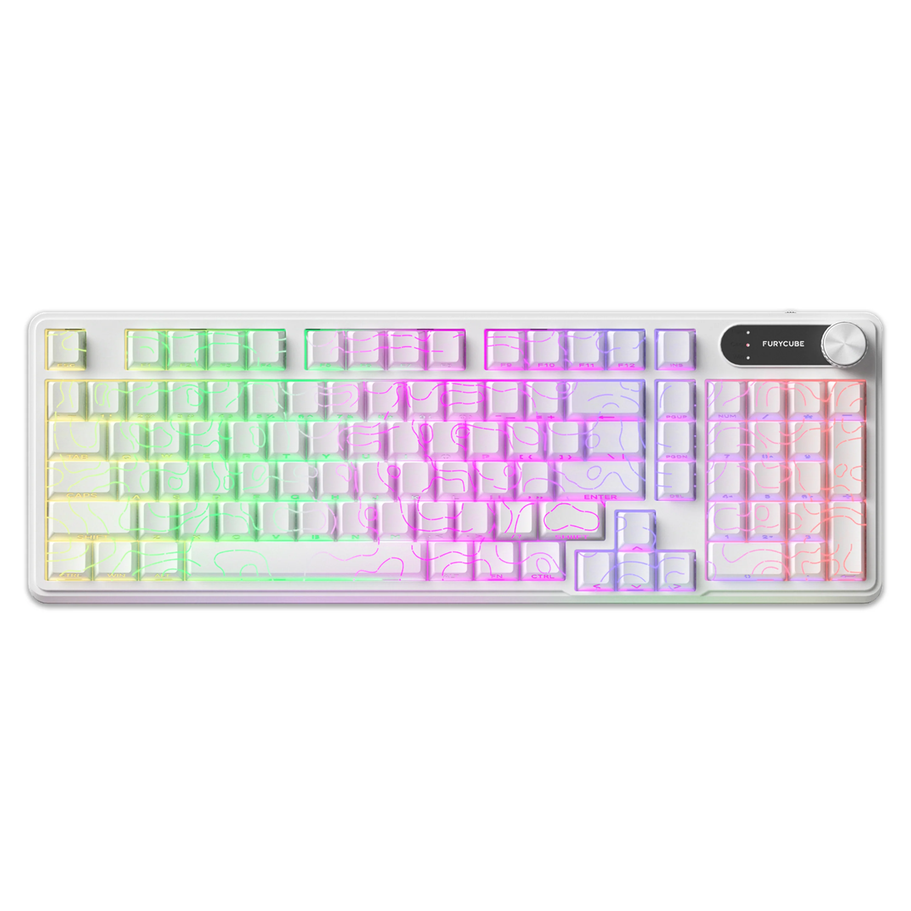 FURYCUBE IP98 Mechanical-feel Office/Gaming Keyboard - Image 6